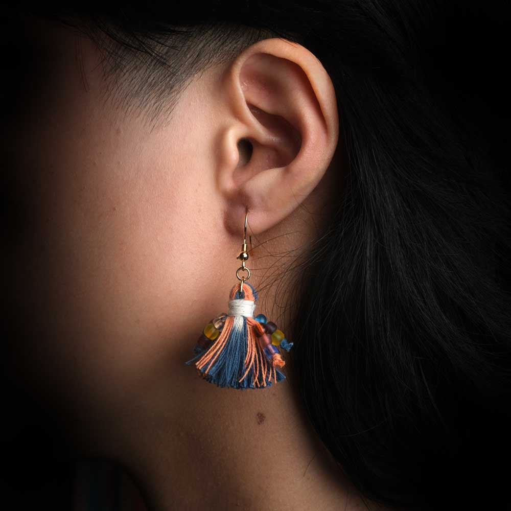 Earrings Tenun Ikat - Kunang | Noesa