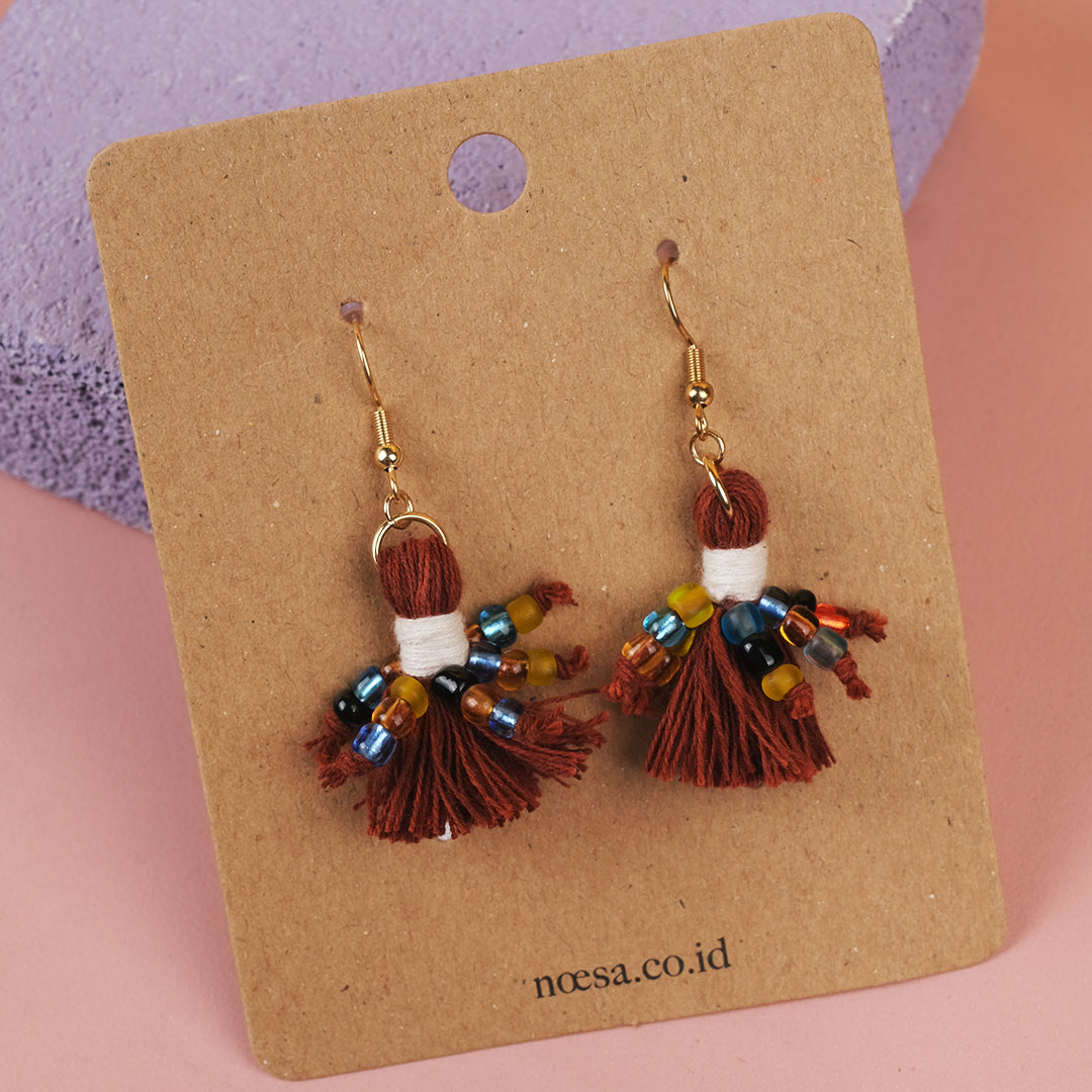 Earrings Tenun Ikat - Kunang | Noesa