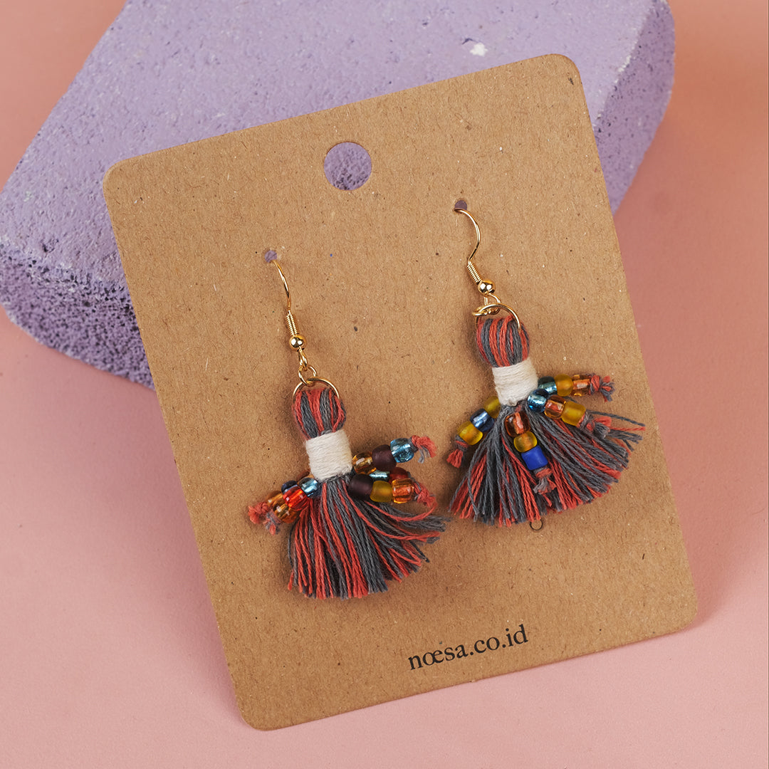 Earrings Tenun Ikat - Kunang | Noesa
