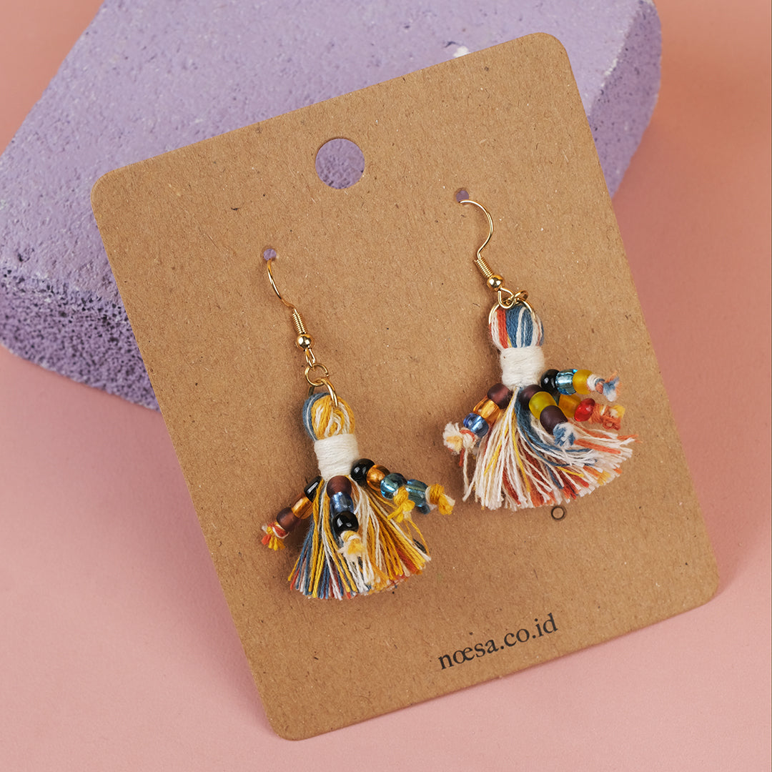 Earrings Tenun Ikat - Kunang | Noesa