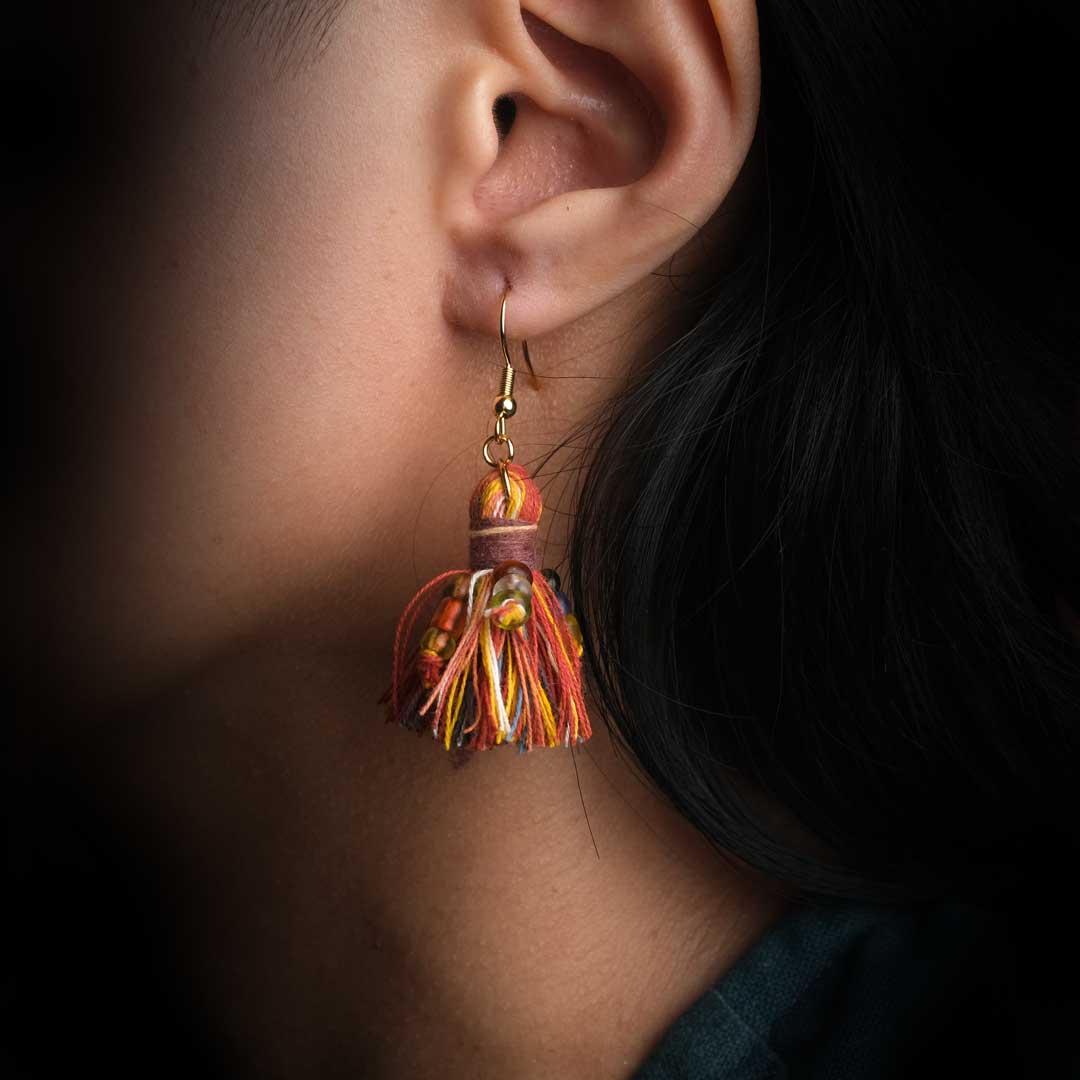 Earrings Tenun Ikat - Kunang | Noesa