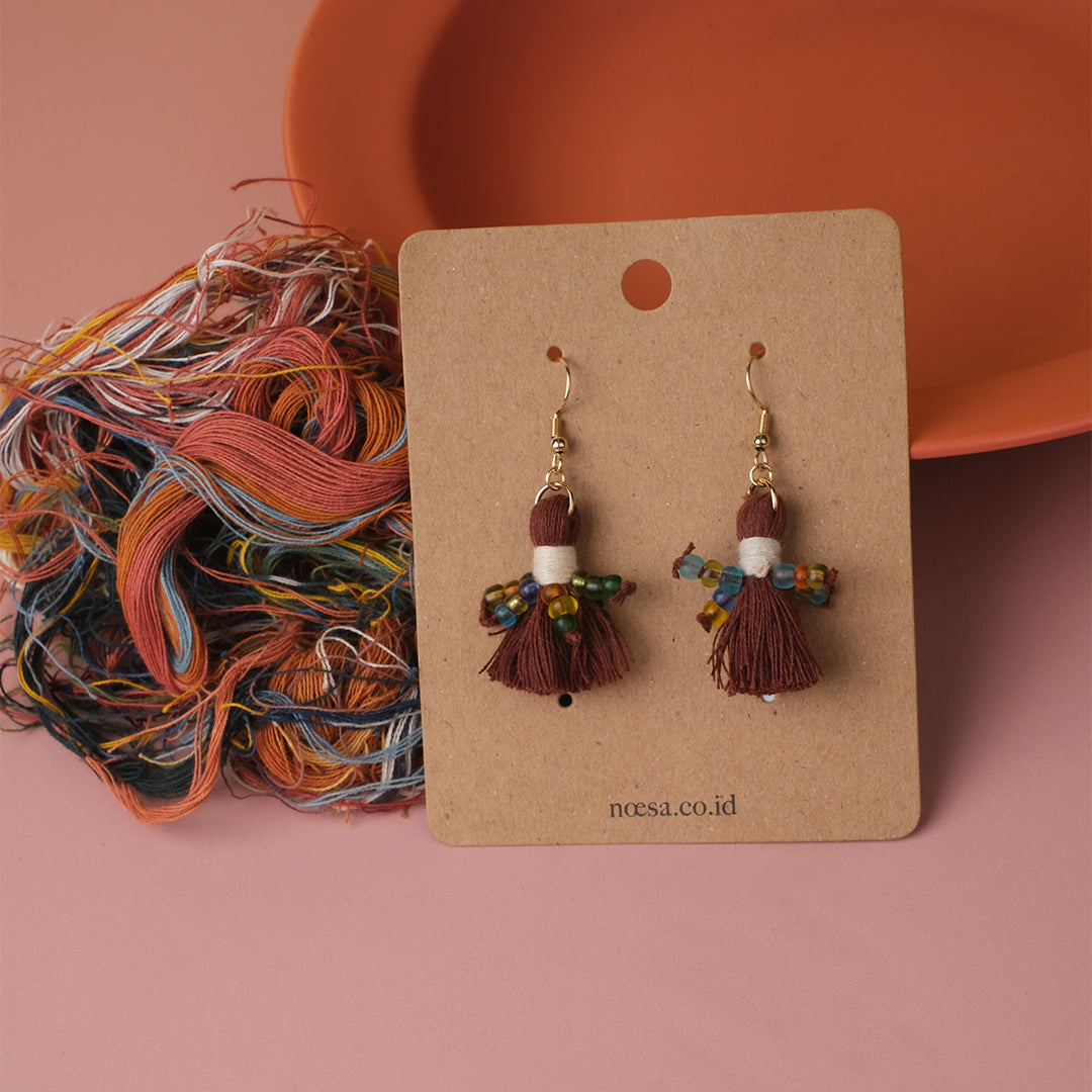 Earrings Tenun Ikat - Kunang | Noesa