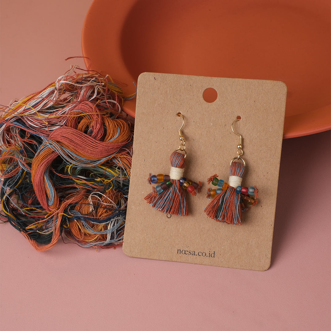Earrings Tenun Ikat - Kunang | Noesa