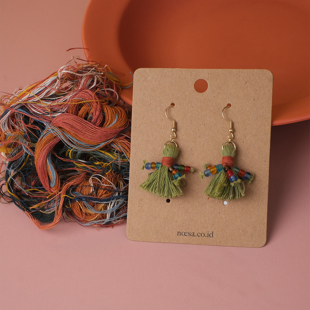 Earrings Tenun Ikat - Kunang | Noesa