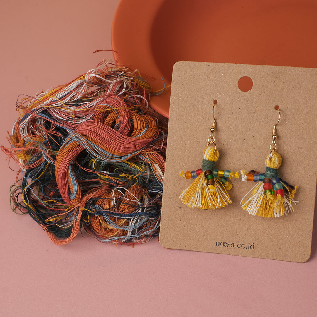 Earrings Tenun Ikat - Kunang | Noesa