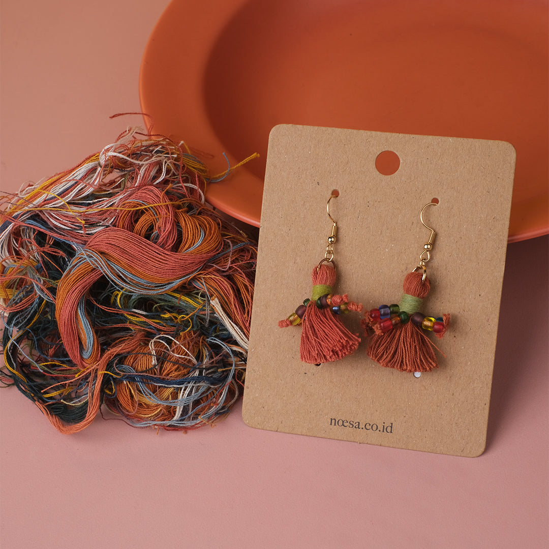 Earrings Tenun Ikat - Kunang | Noesa