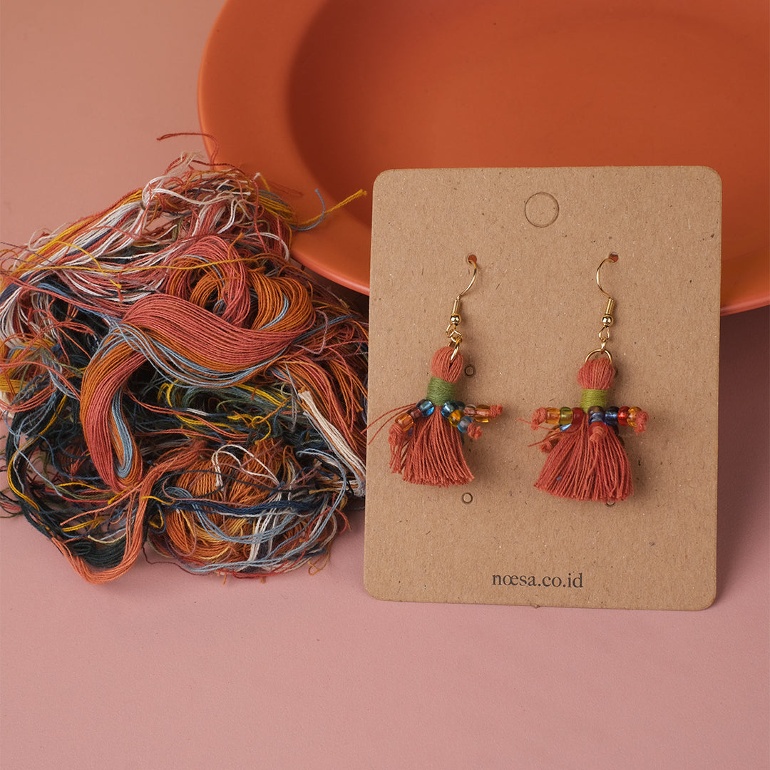 Earrings Tenun Ikat - Kunang | Noesa