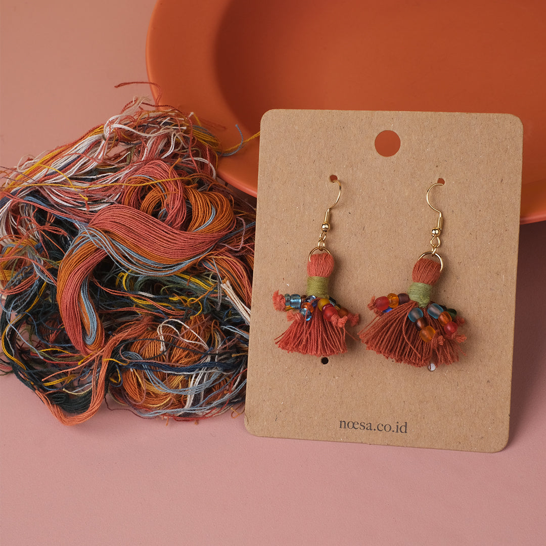 Earrings Tenun Ikat - Kunang | Noesa