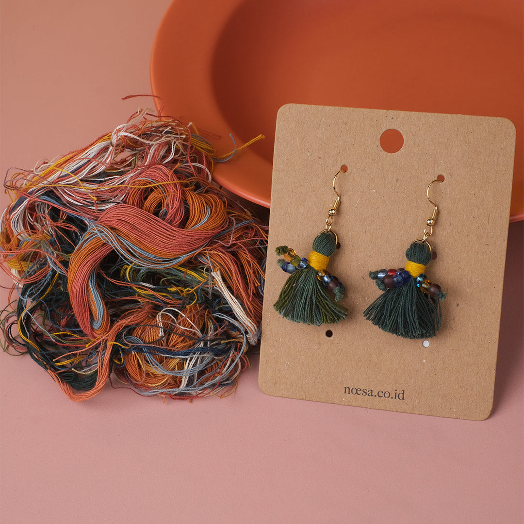 Earrings Tenun Ikat - Kunang | Noesa