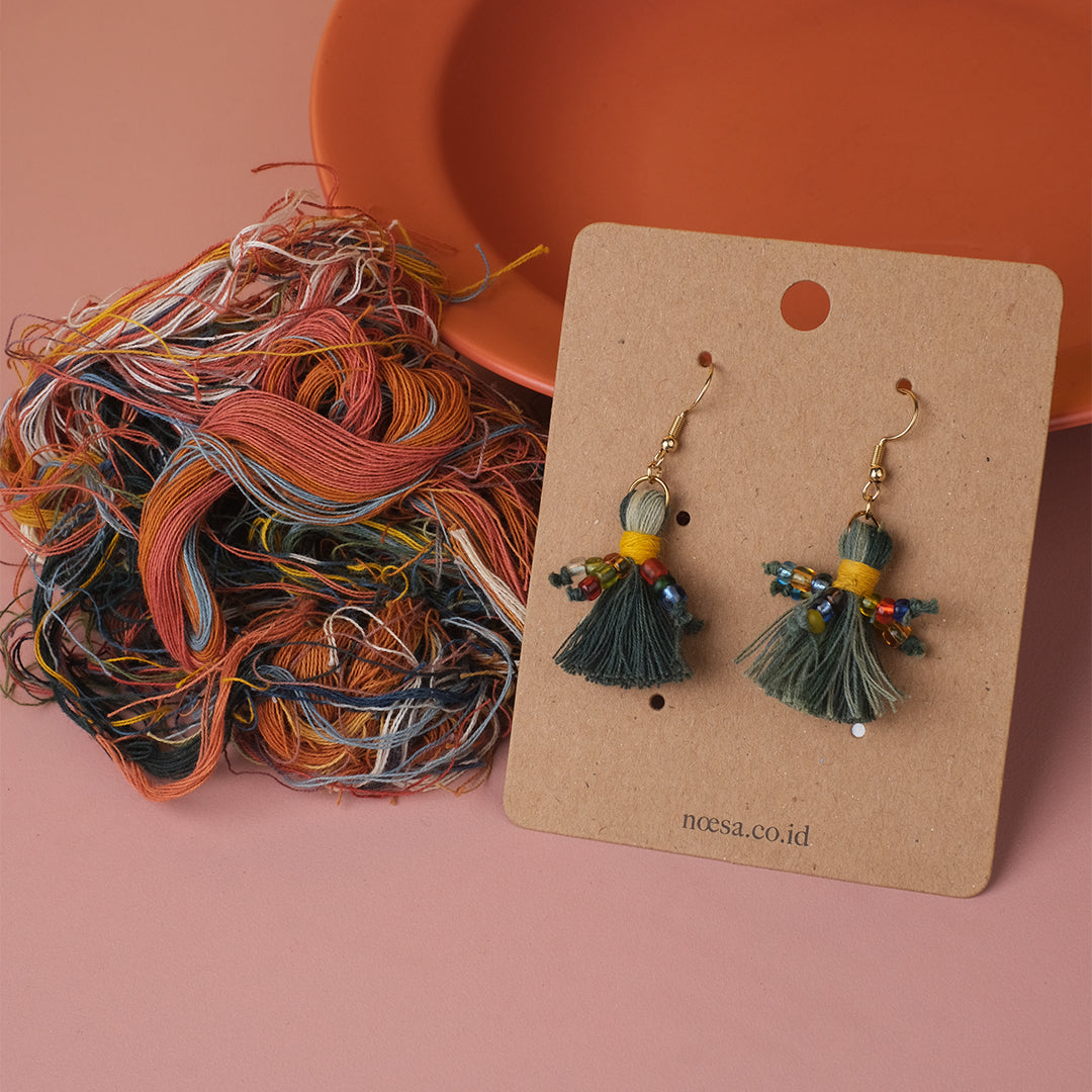 Earrings Tenun Ikat - Kunang | Noesa
