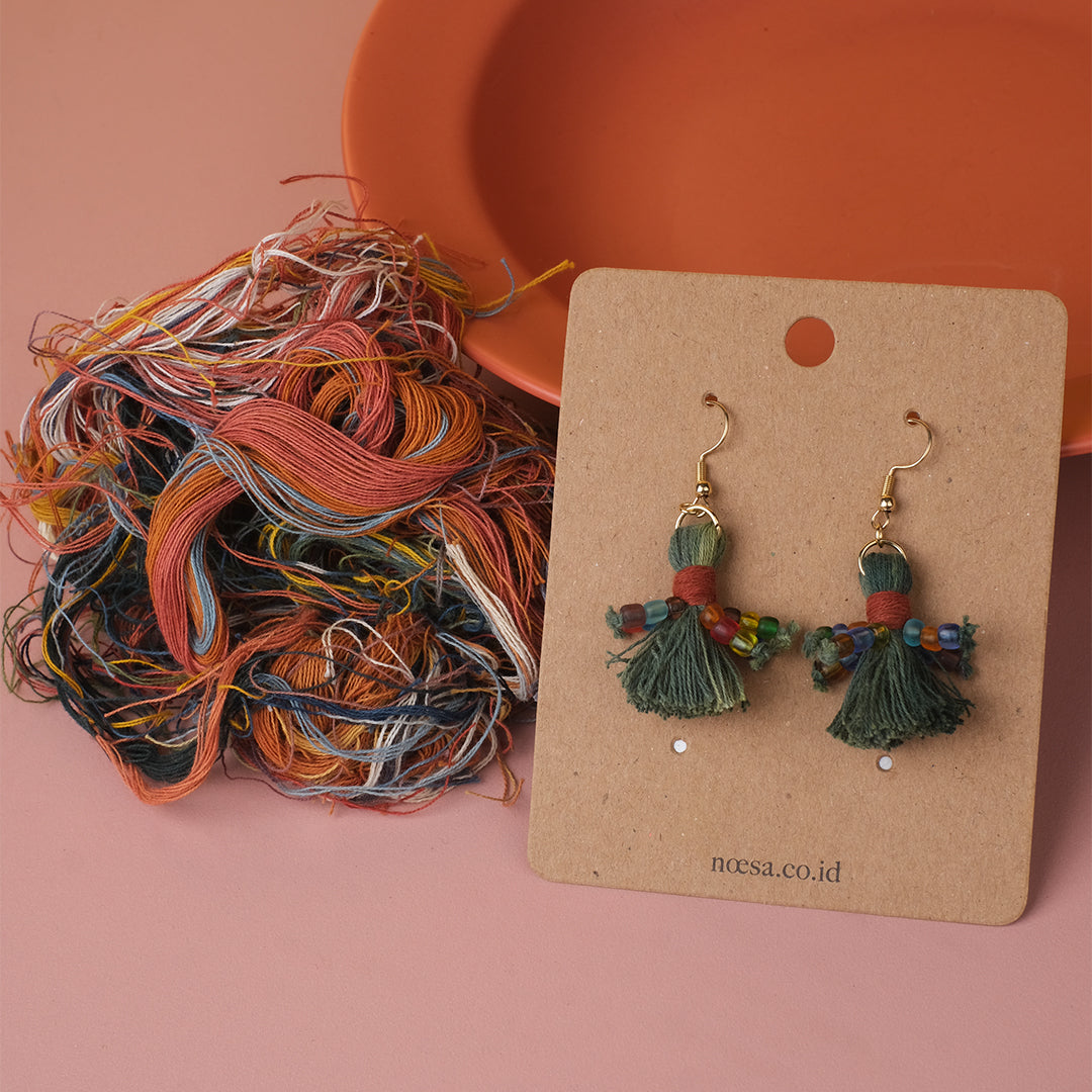 Earrings Tenun Ikat - Kunang | Noesa