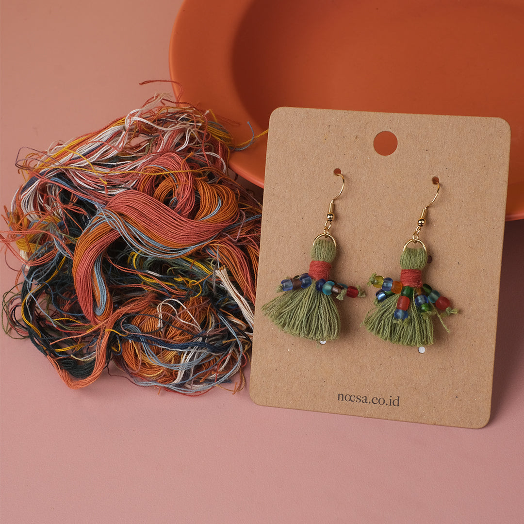 Earrings Tenun Ikat - Kunang | Noesa