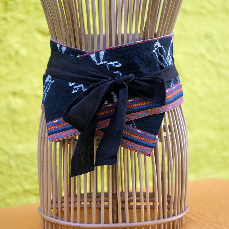 Reversible Obi Belt Tali Linen | Lingkar Rua | Noesa