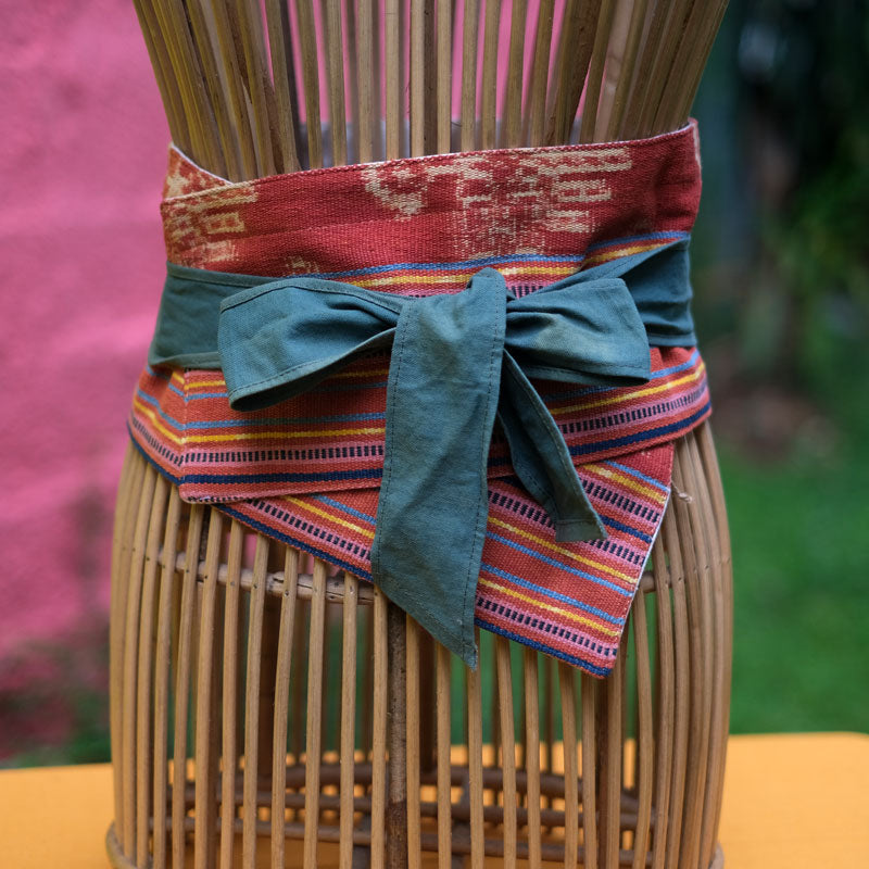 Reversible Obi Belt Tali Linen | Lingkar Rua | Noesa