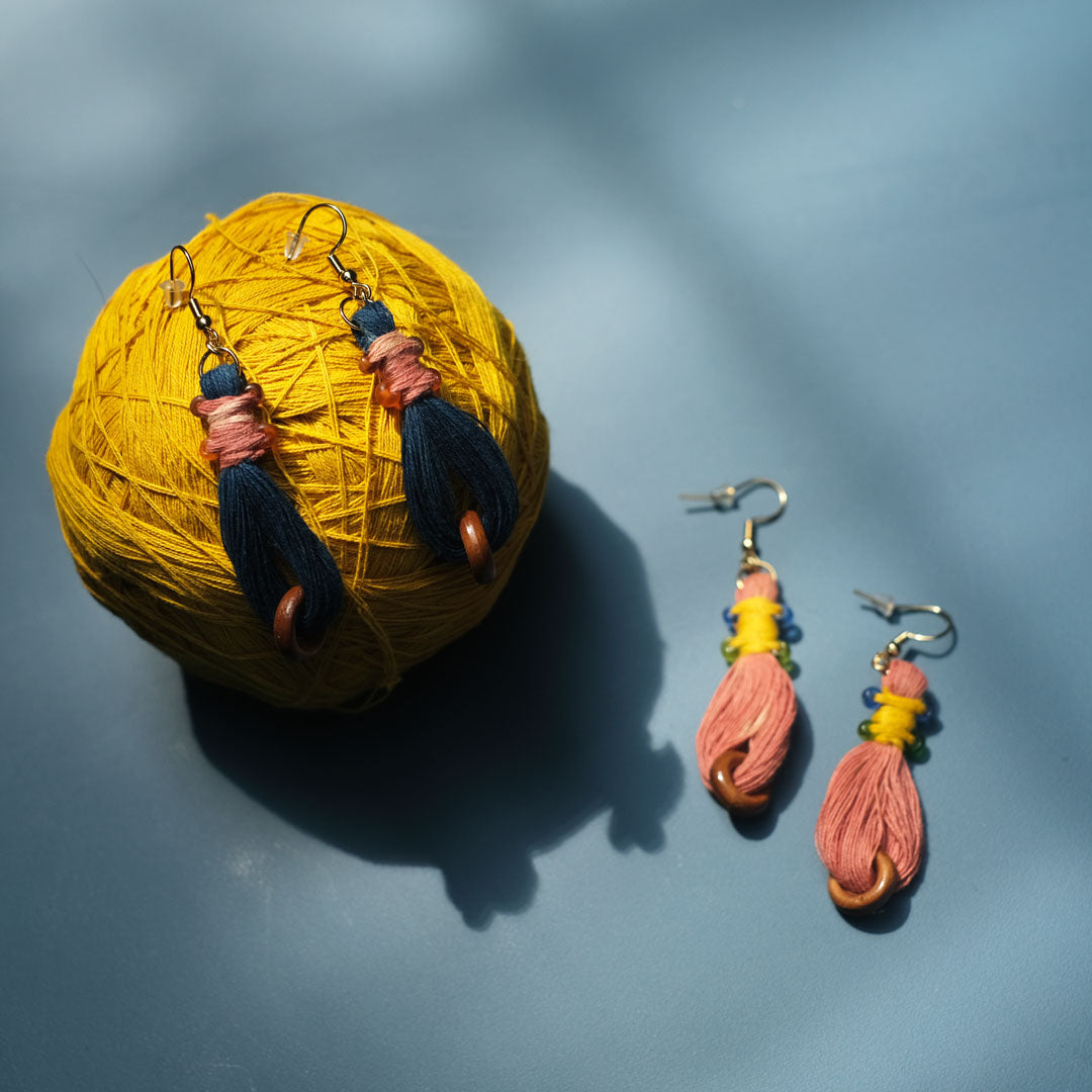Earrings Tenun Ikat - Pijar Tilu | Noesa
