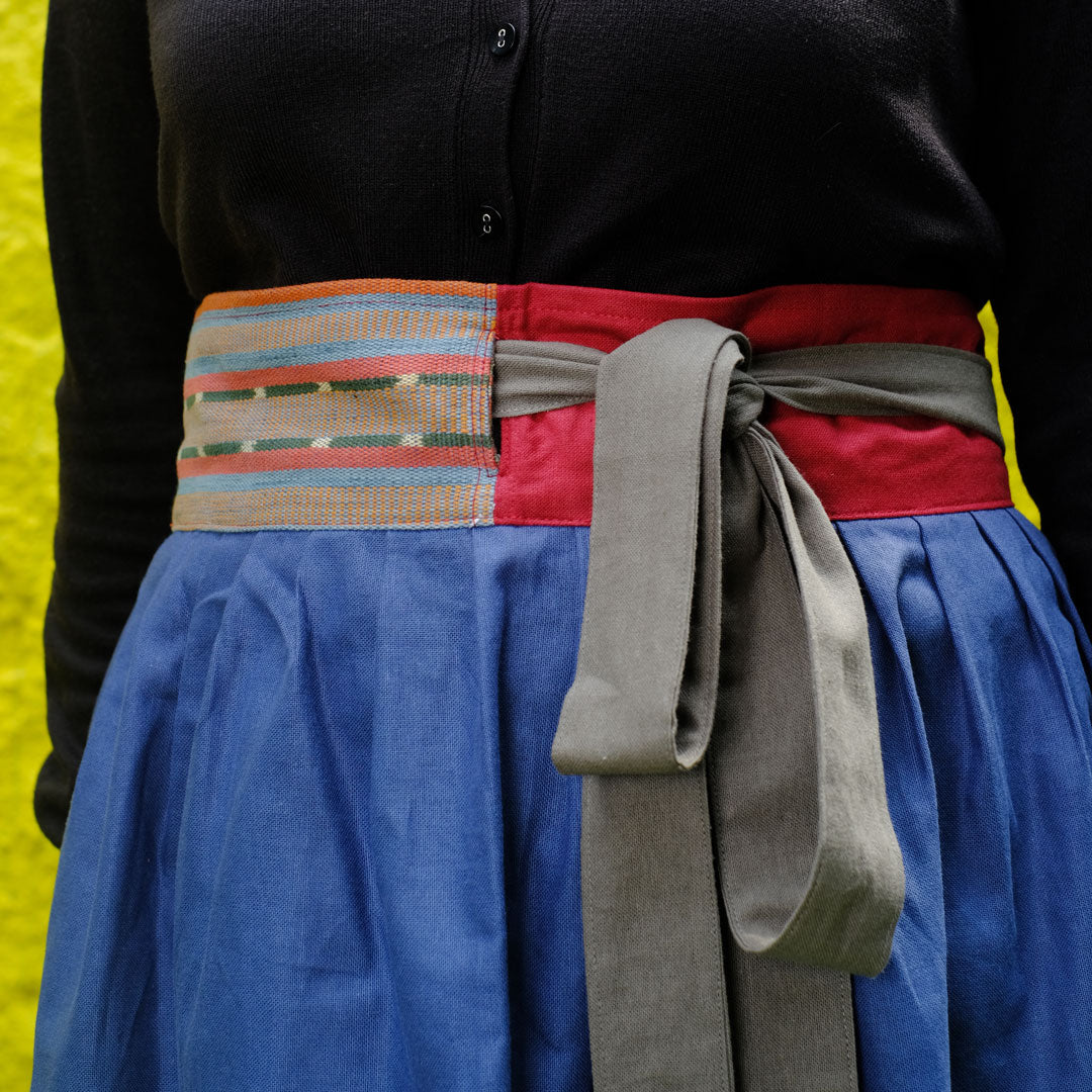 Hanbok Skirt Half Tenun - All Size  | Noesa