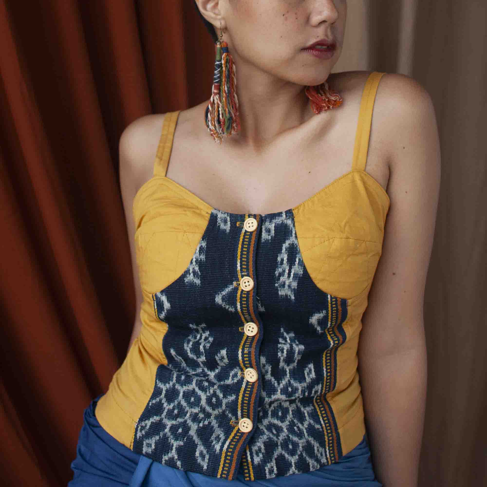 Kutang Tenun Noesa x Klambine Bu Broto Size S | Noesa