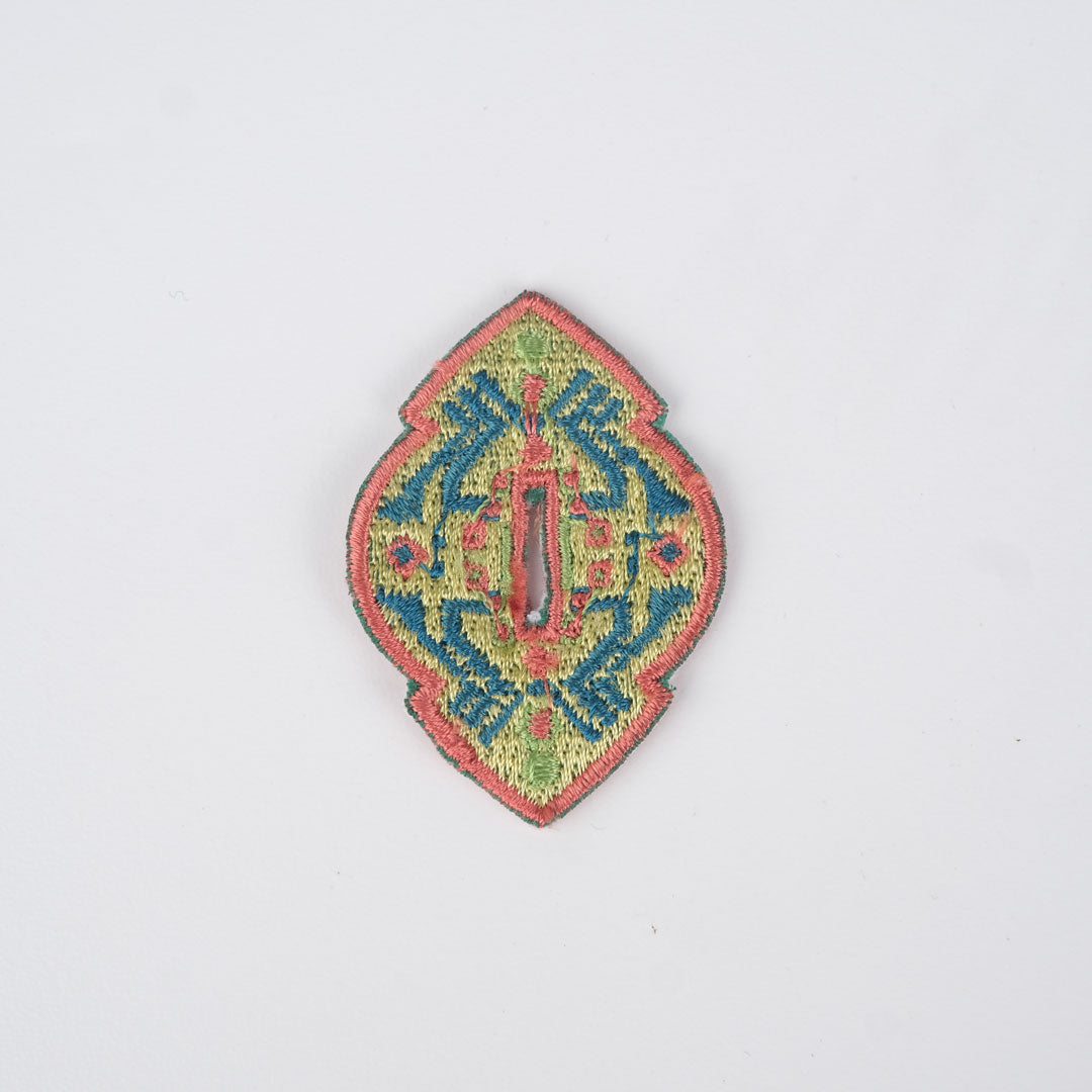 Embroidery Button Cover Patch - Parade Saku | Noesa