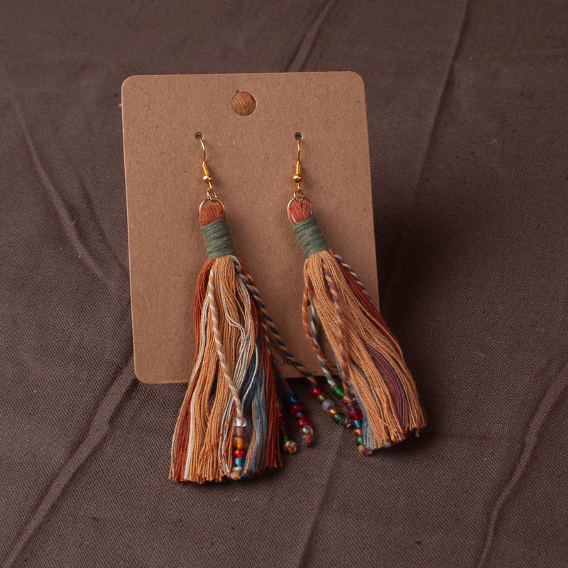 Anting Pijar - Earrings Tenun Ikat | Noesa