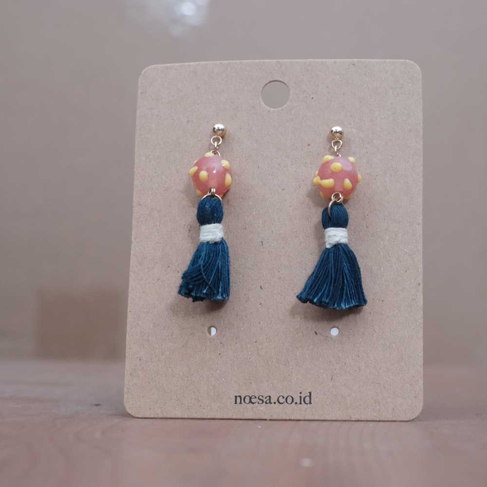 Earrings Tenun Ikat - Pijar Luli | Noesa