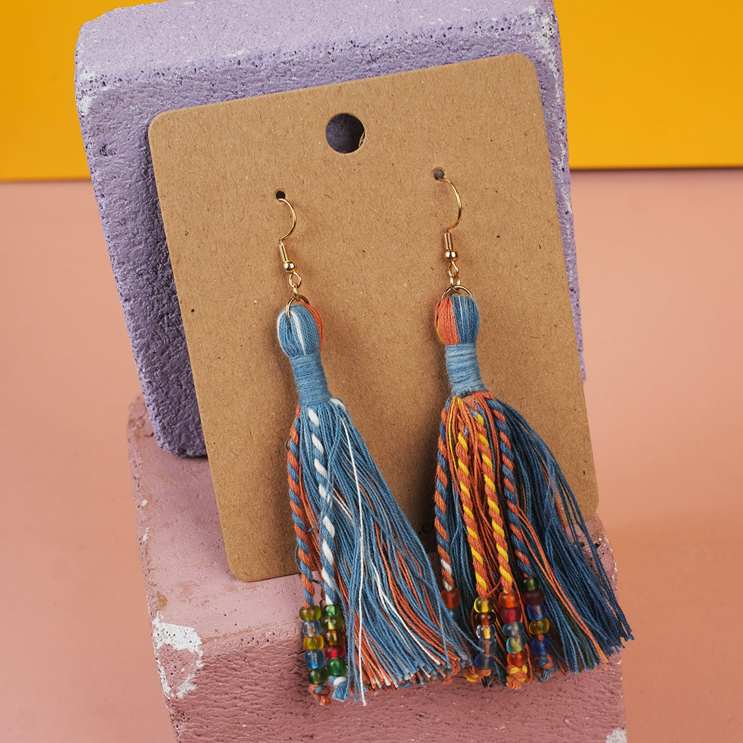 Anting Pijar - Earrings Tenun Ikat | Noesa