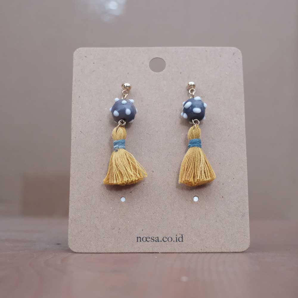 Earrings Tenun Ikat - Pijar Luli | Noesa