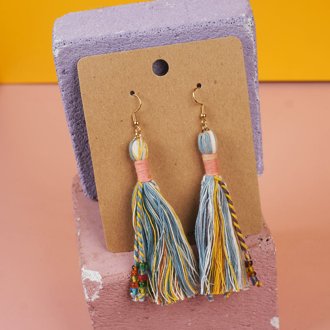 Anting Pijar - Earrings Tenun Ikat | Noesa