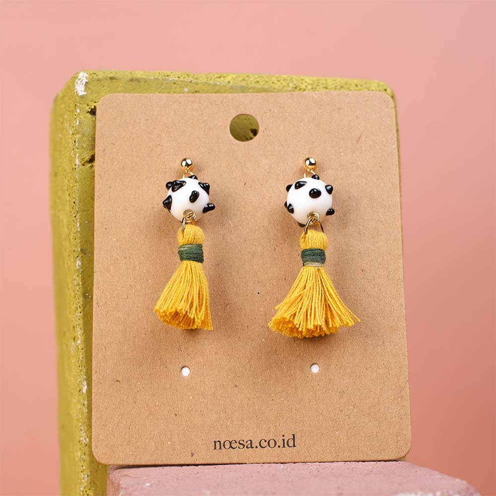 Earrings Tenun Ikat - Pijar Luli | Noesa