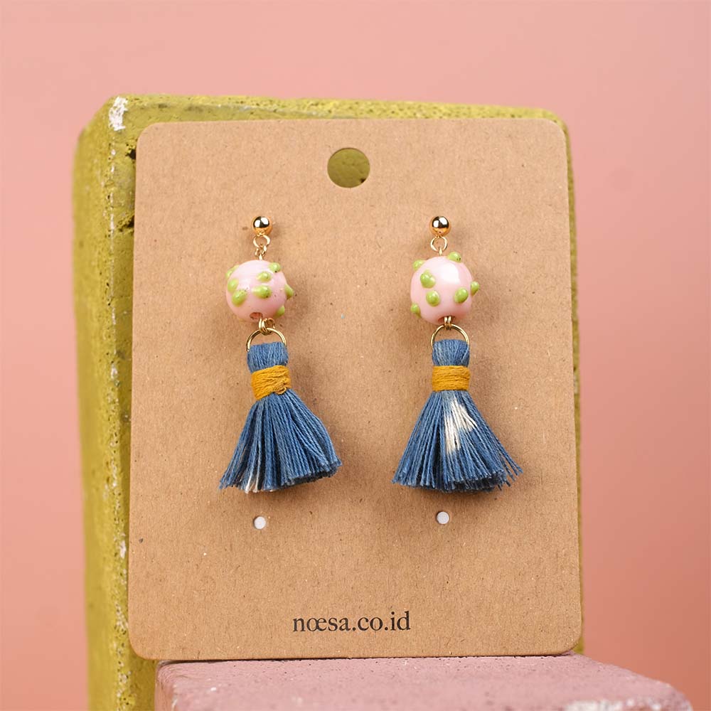 Earrings Tenun Ikat - Pijar Luli | Noesa