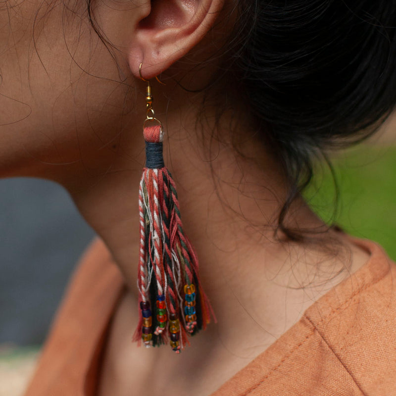 Anting Pijar - Earrings Tenun Ikat | Noesa