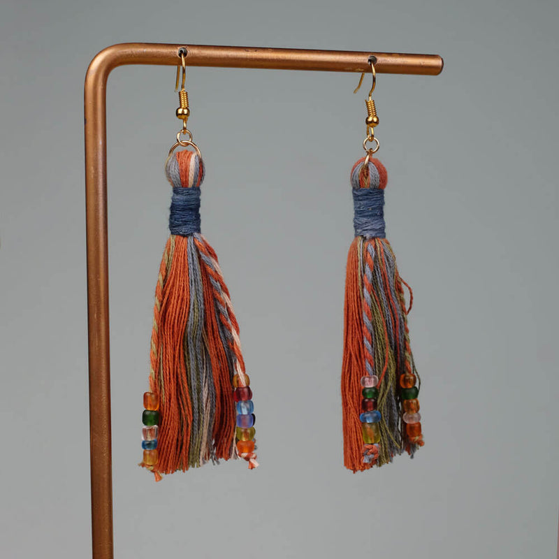 Anting Pijar - Earrings Tenun Ikat | Noesa