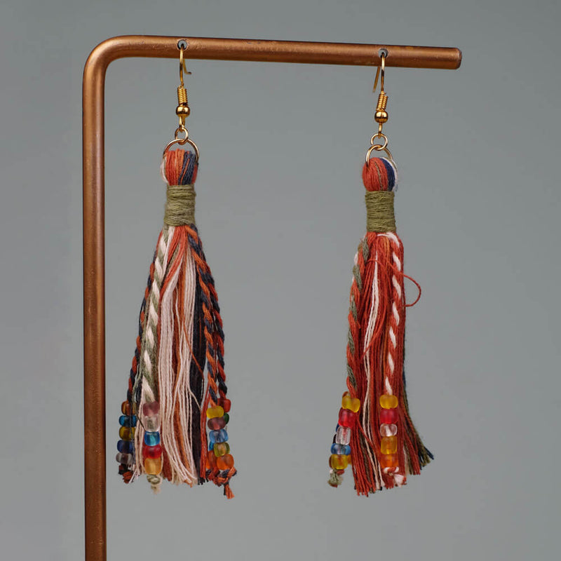 Anting Pijar - Earrings Tenun Ikat | Noesa