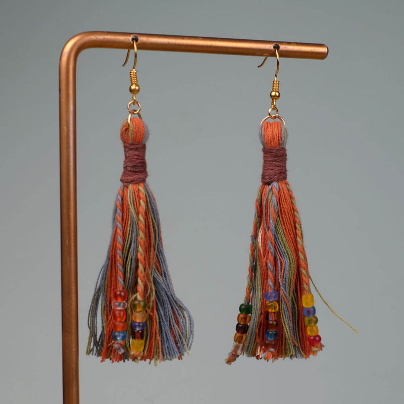 Anting Pijar - Earrings Tenun Ikat | Noesa