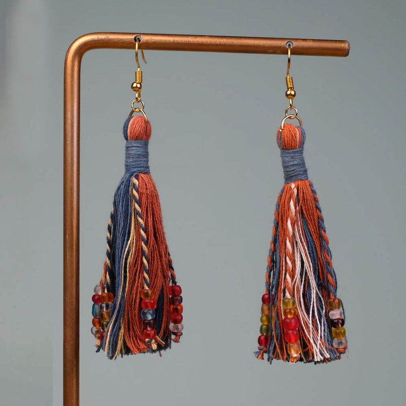 Anting Pijar - Earrings Tenun Ikat | Noesa