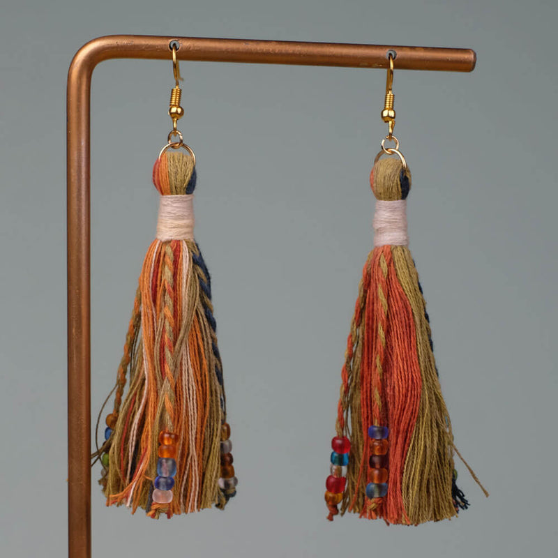 Anting Pijar - Earrings Tenun Ikat | Noesa