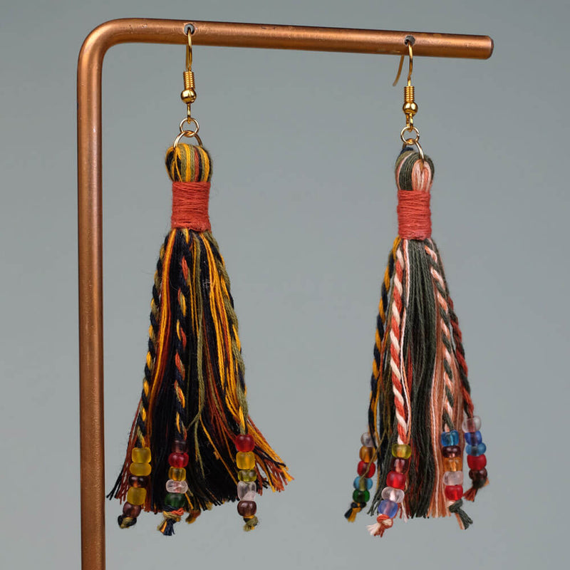 Anting Pijar - Earrings Tenun Ikat | Noesa