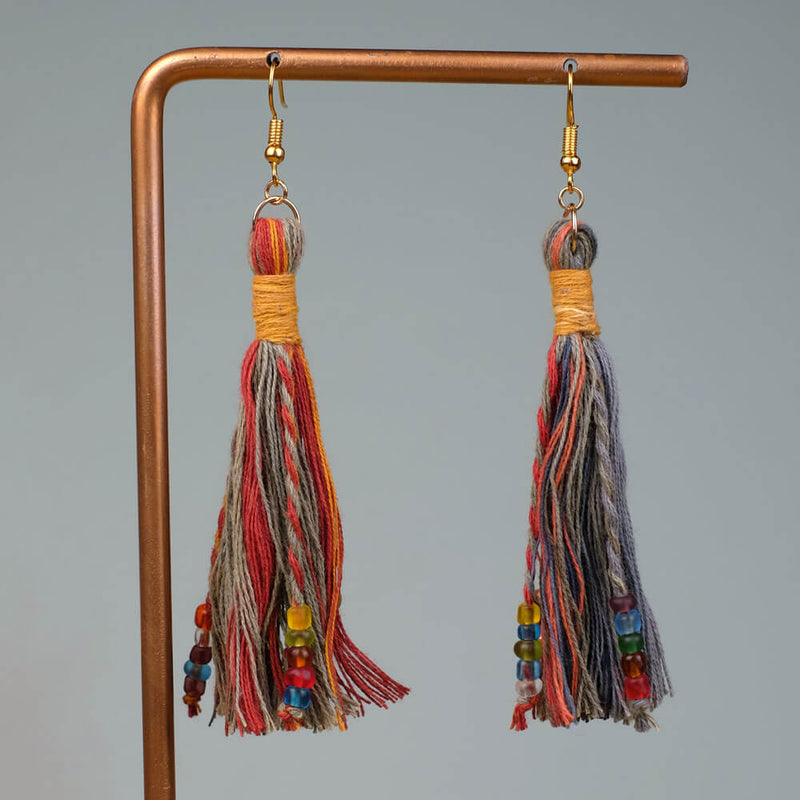 Anting Pijar - Earrings Tenun Ikat | Noesa