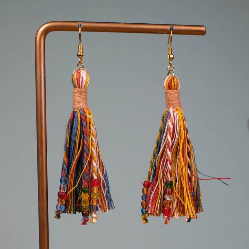 Anting Pijar - Earrings Tenun Ikat | Noesa