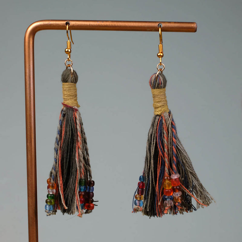 Anting Pijar - Earrings Tenun Ikat | Noesa