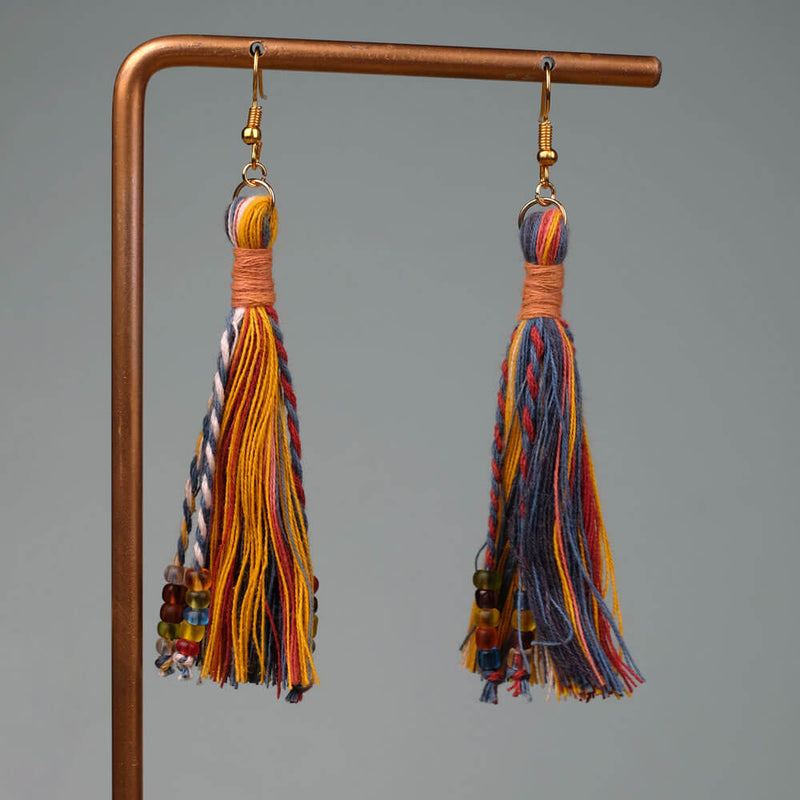 Anting Pijar - Earrings Tenun Ikat | Noesa