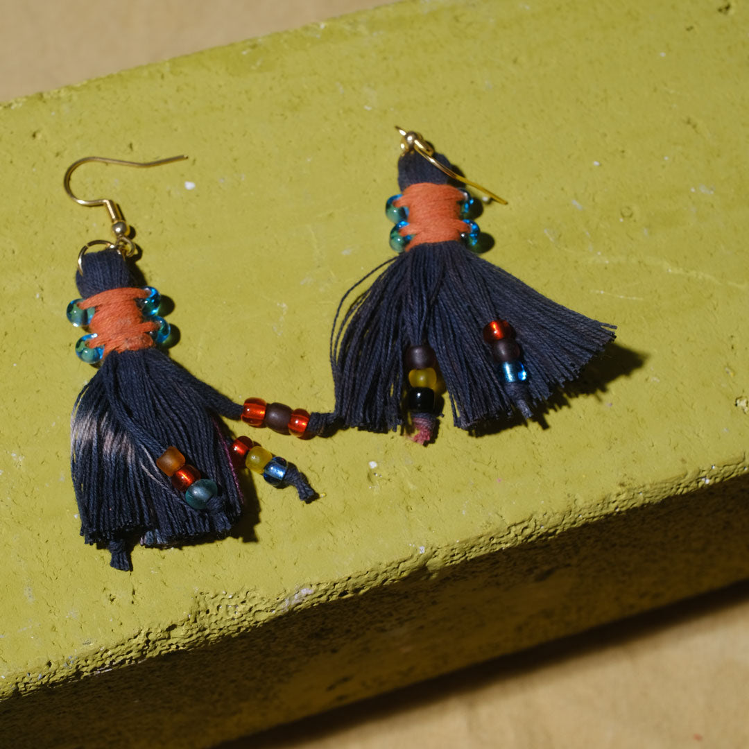 Earrings Tenun Ikat - Pijar Rua | Noesa