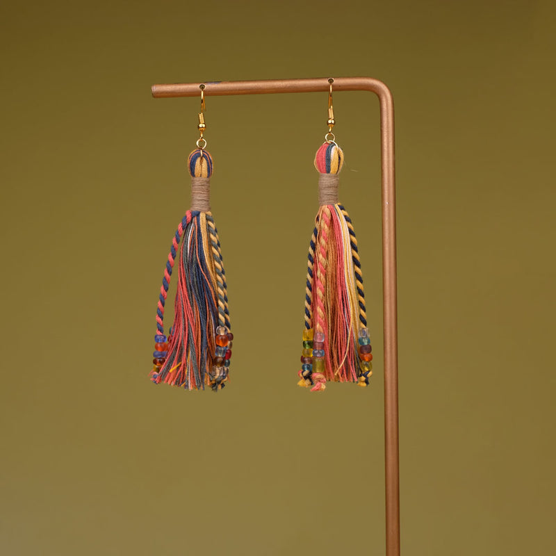 Anting Pijar - Earrings Tenun Ikat | Noesa