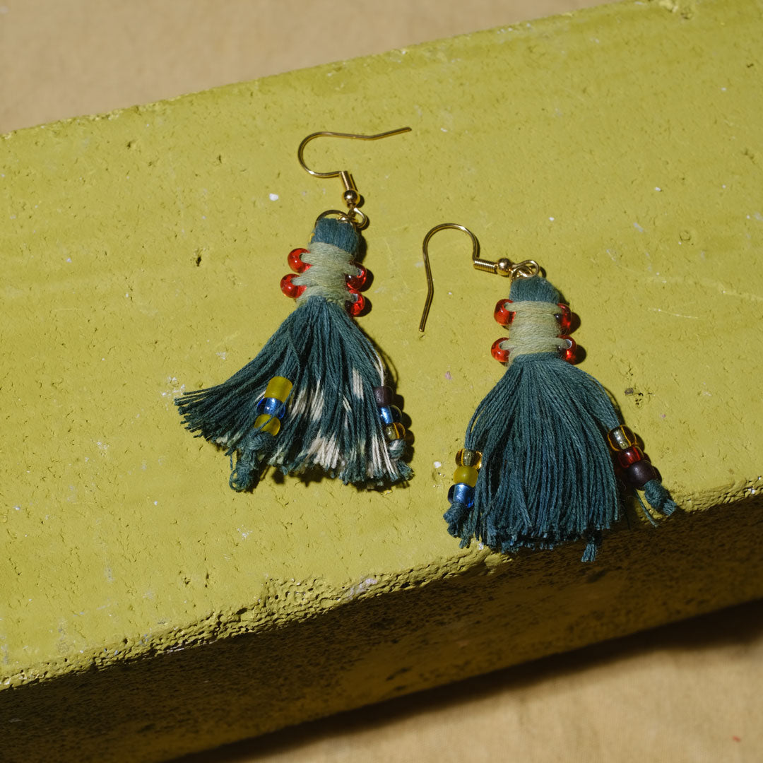 Earrings Tenun Ikat - Pijar Rua | Noesa