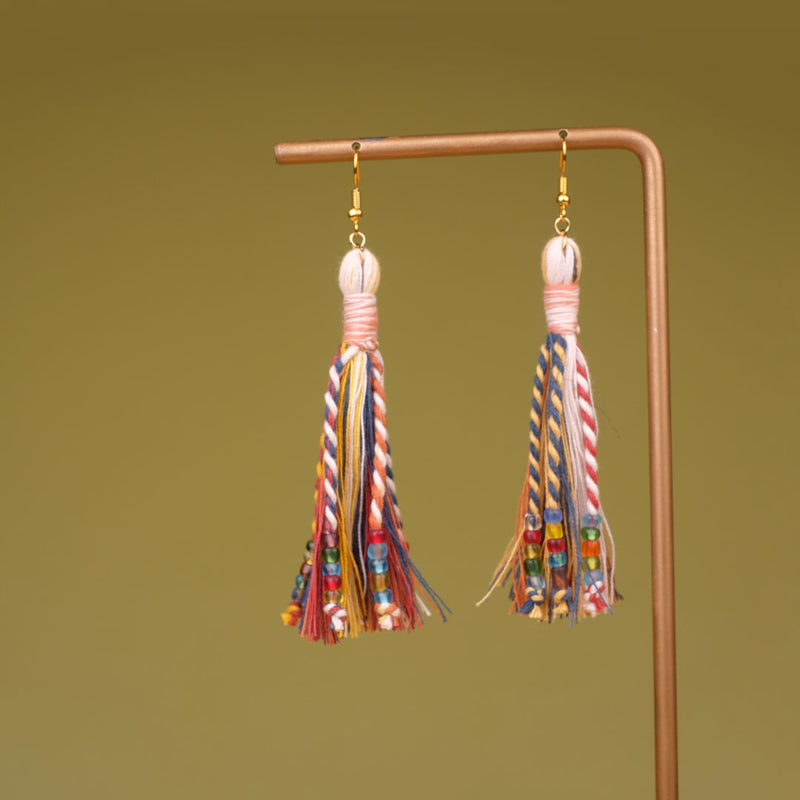 Anting Pijar - Earrings Tenun Ikat | Noesa