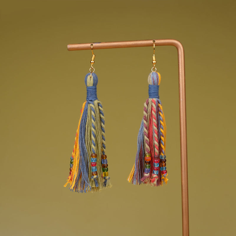 Anting Pijar - Earrings Tenun Ikat | Noesa