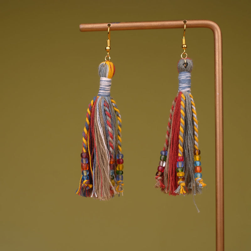 Anting Pijar - Earrings Tenun Ikat | Noesa