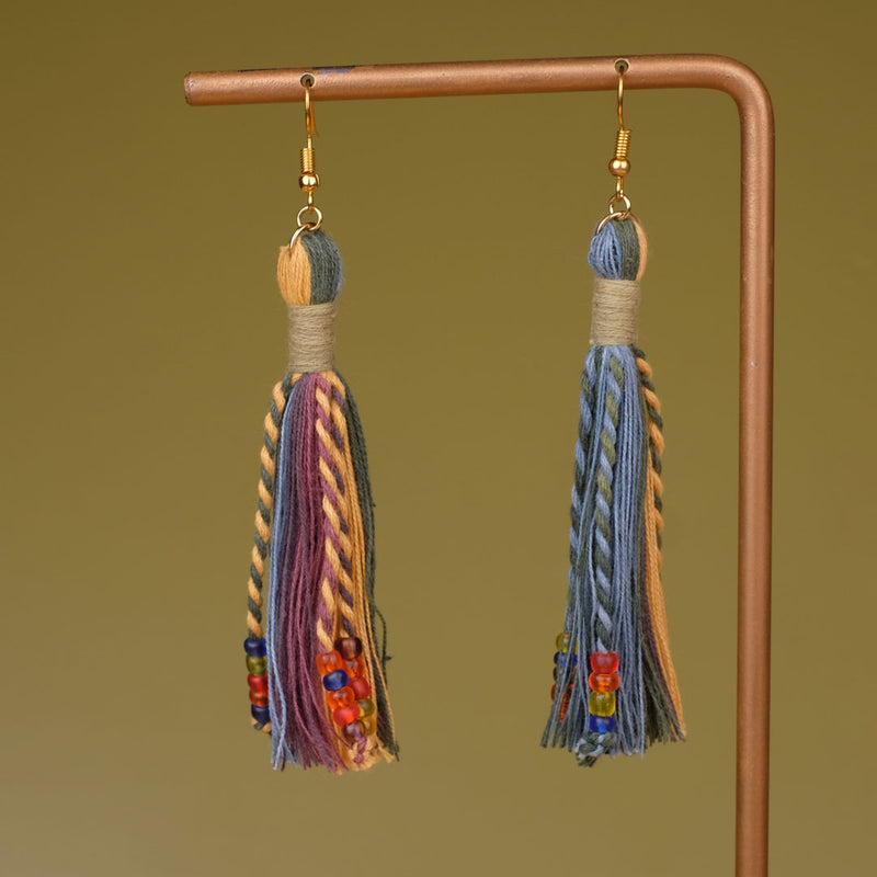 Anting Pijar - Earrings Tenun Ikat | Noesa