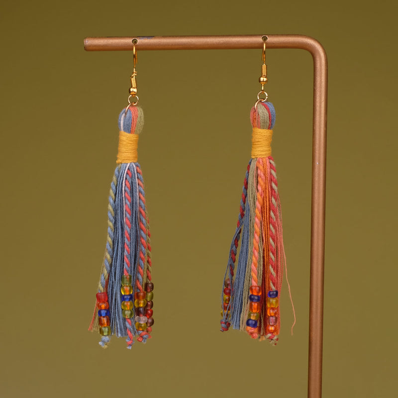 Anting Pijar - Earrings Tenun Ikat | Noesa