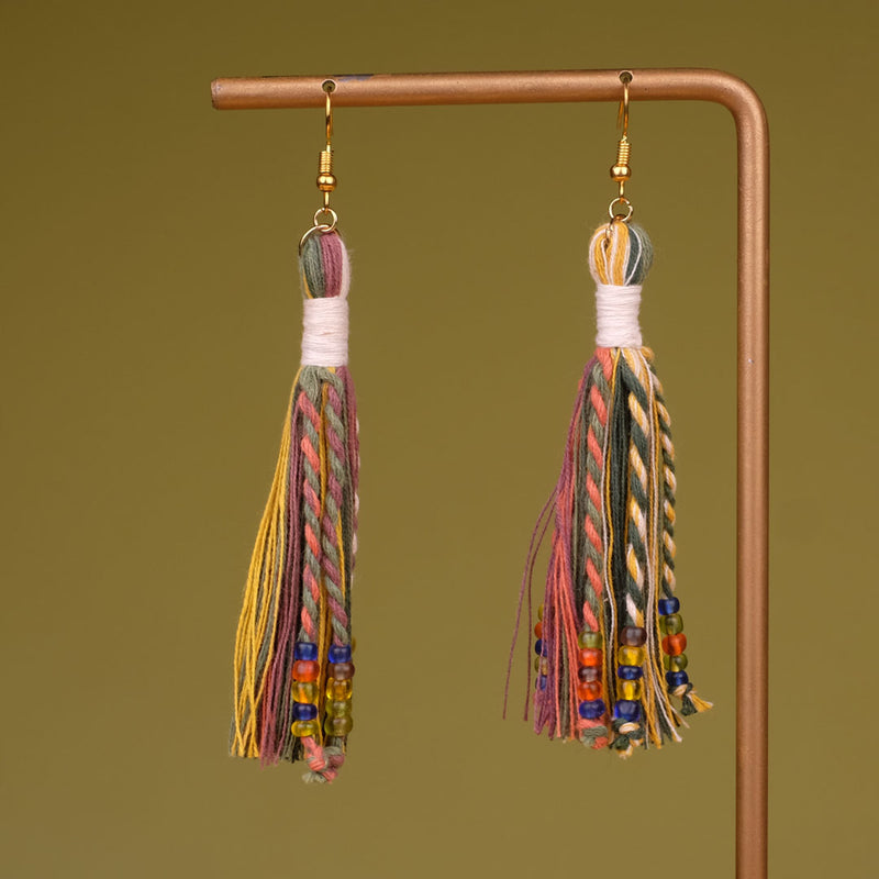 Anting Pijar - Earrings Tenun Ikat | Noesa