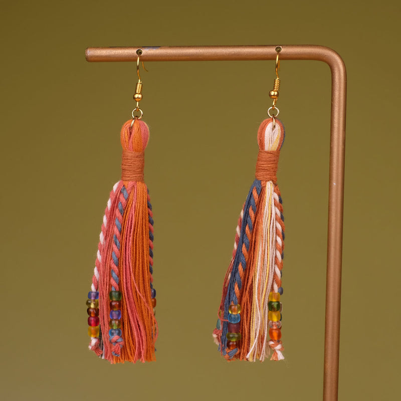 Anting Pijar - Earrings Tenun Ikat | Noesa